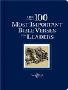 The 100 Most Important Bible Verses for Leaders (eBook)
